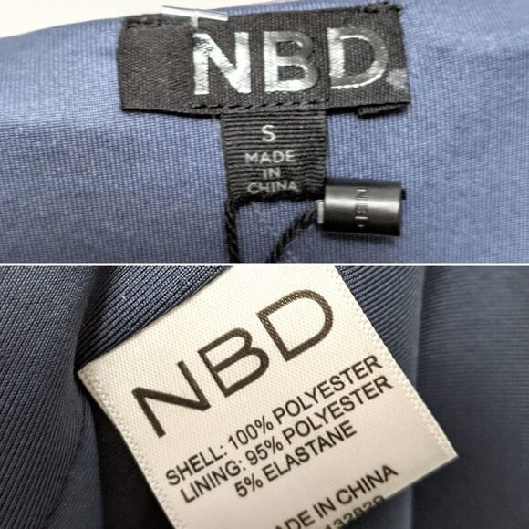 NWT REVOLVE NBD Adelita Velvet Ruffle Dress S - Picture 6 of 9